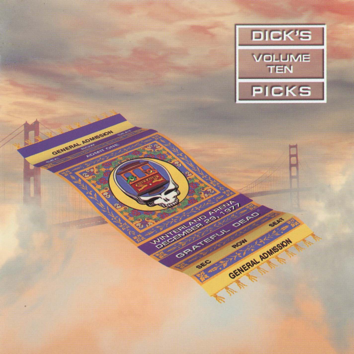 Grateful Dead Dick's Picks 10 album cover artwork