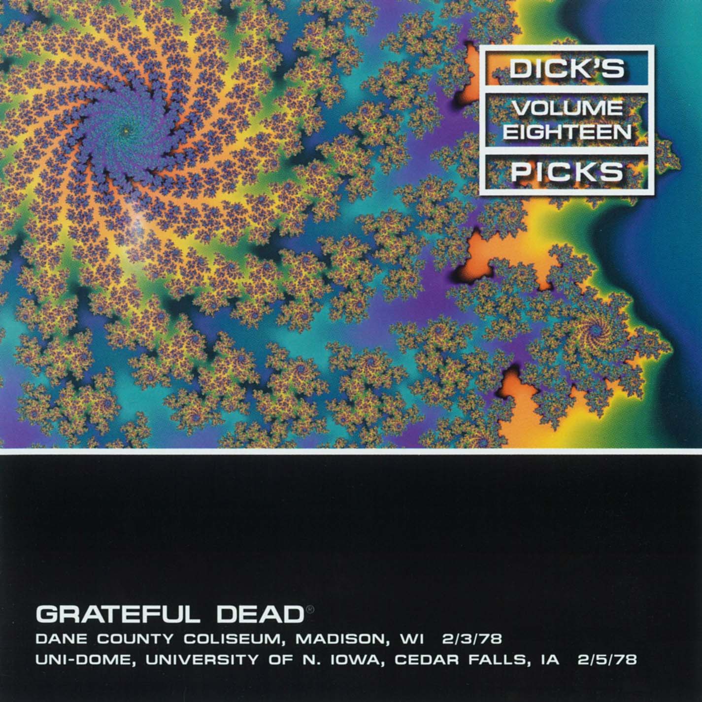 Grateful Dead Dick's Picks 18 album cover artwork